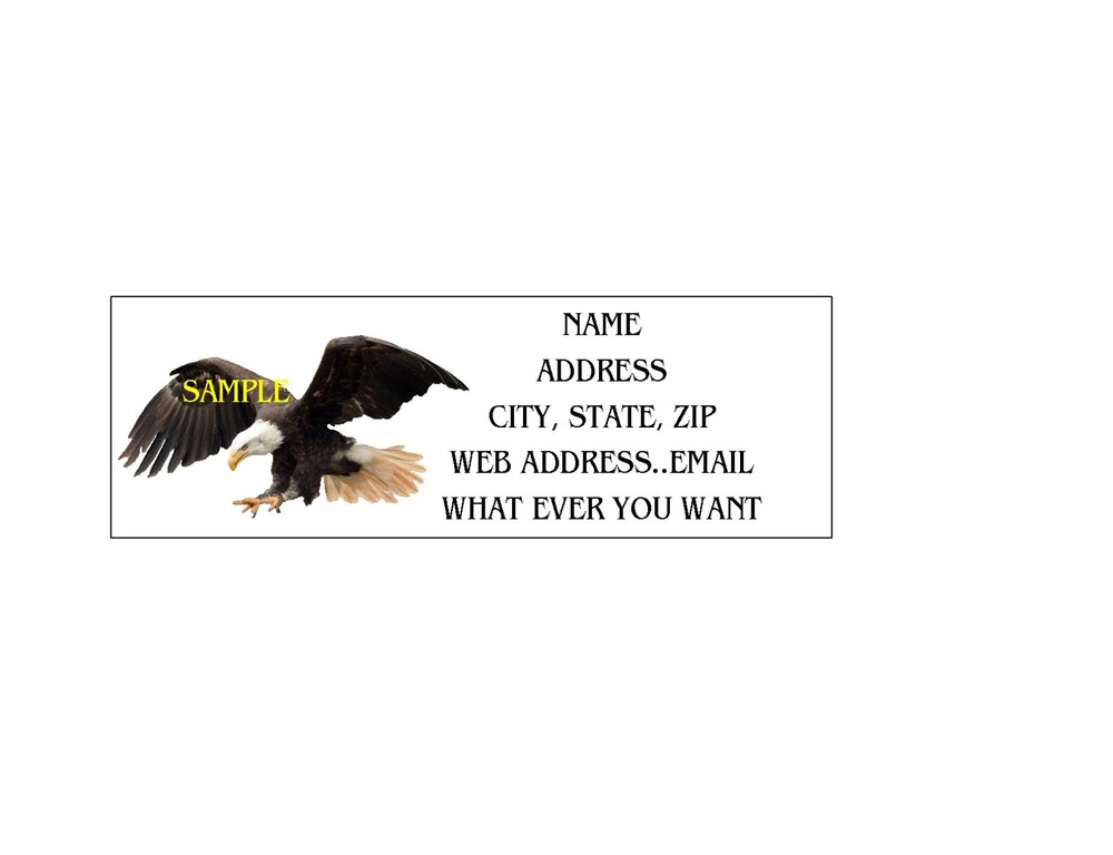 EAGLE ADDRESS LABELS COOL!!! #10
