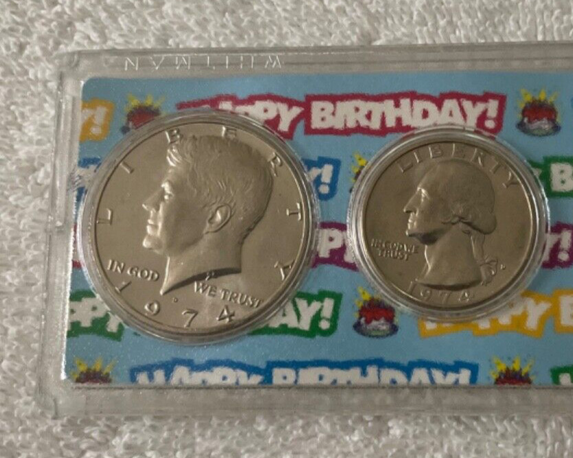 1974 Birth Year Coin Gift Set EC!