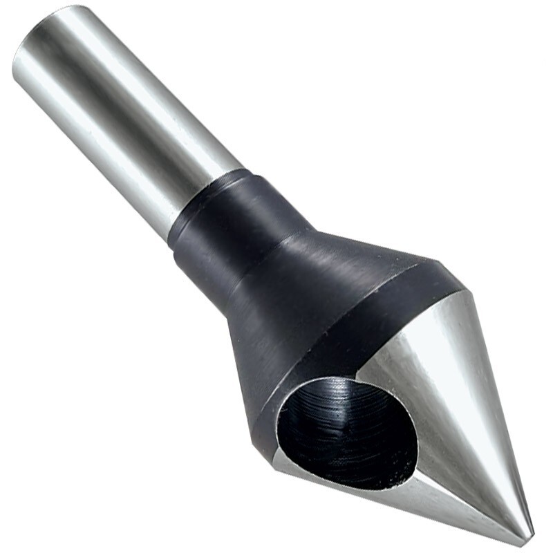 #2 HSS Zero-Flute Countersink and Deburring Tool - 90°, USA - 3 pieces