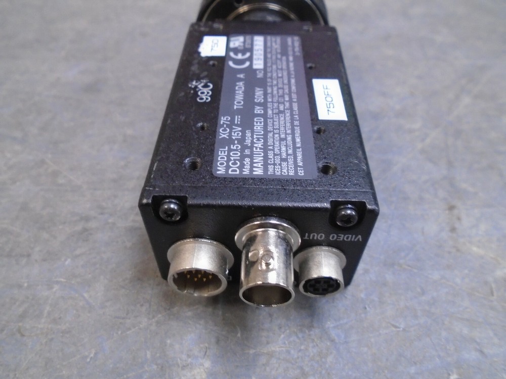 Sony XC-75 CCD Camera Module with Computar 5-50mm 1:1.3 1/3" CS Lens
