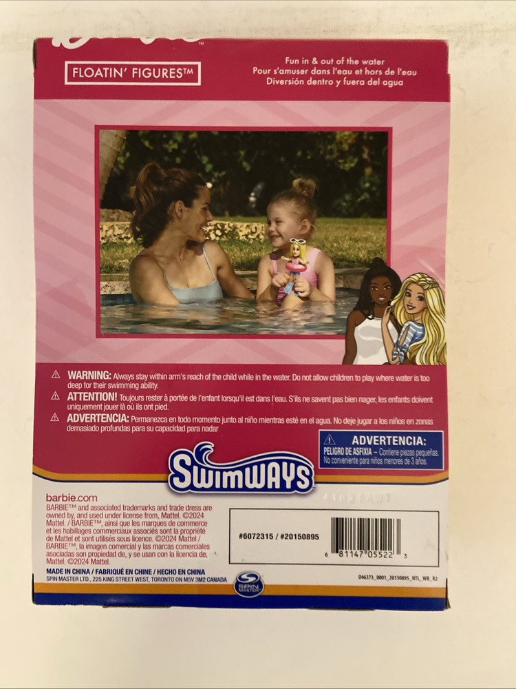 Mattel Barbie Swimways Floatin' Figures