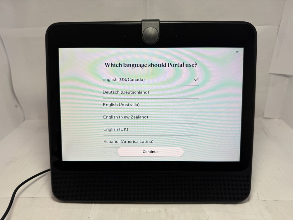Facebook Portal 10” Smart Video Calling Display Touchscreen Tested Working