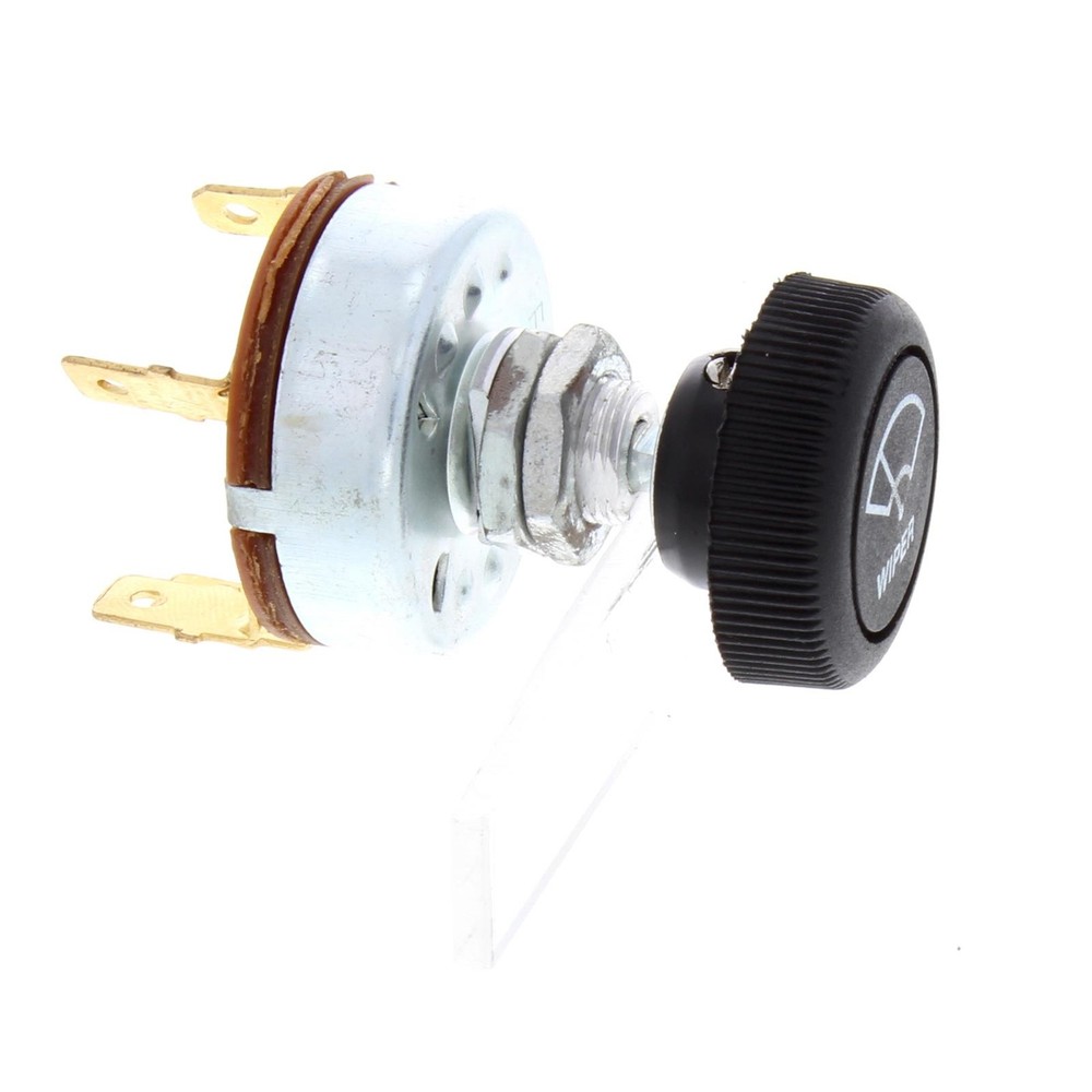 Stainless 12 Volt Electric Windshield Wiper Motor & Single Switch