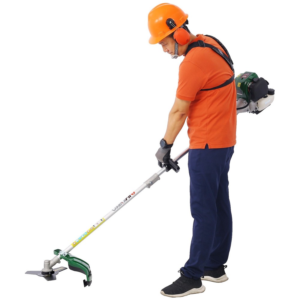4 in 1 Multi-Functional Trimming Tool, 38CC 4 stroke Garden Tool System Green