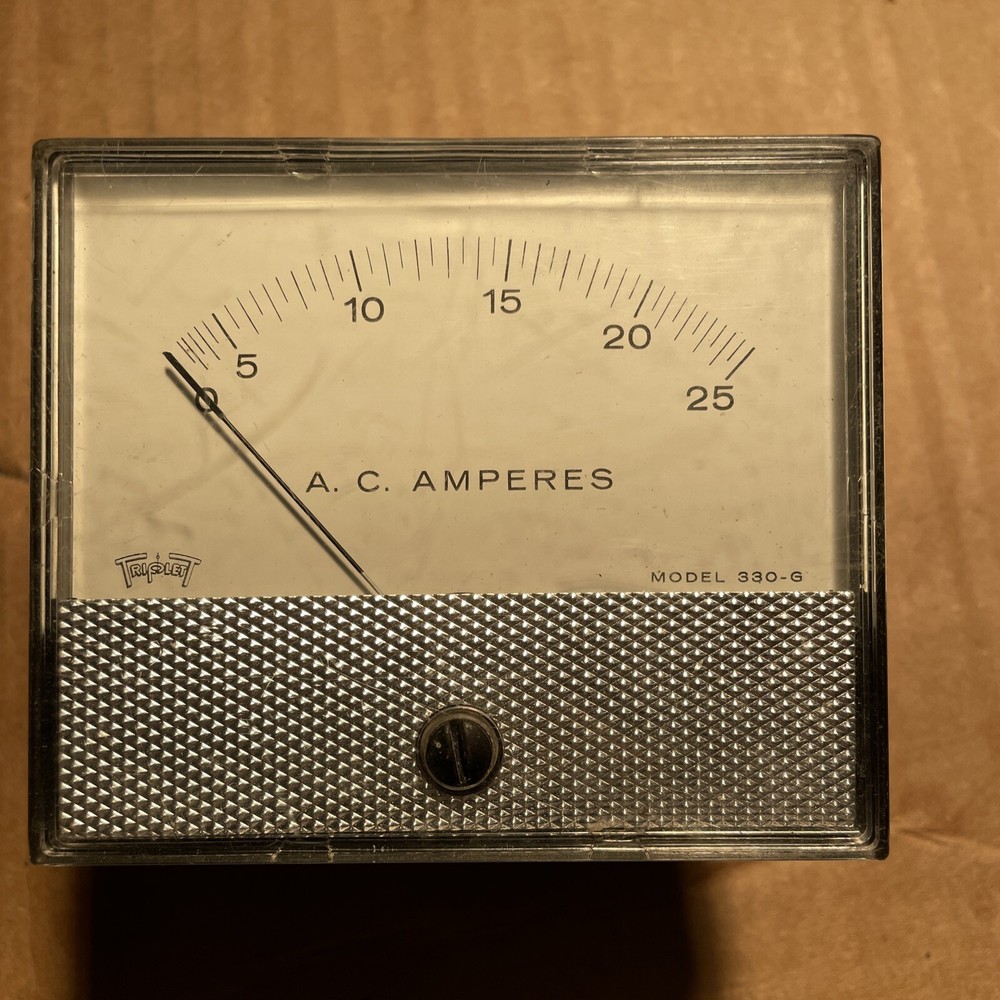 Triplett - Model 330-G Range 0 - 25 AC