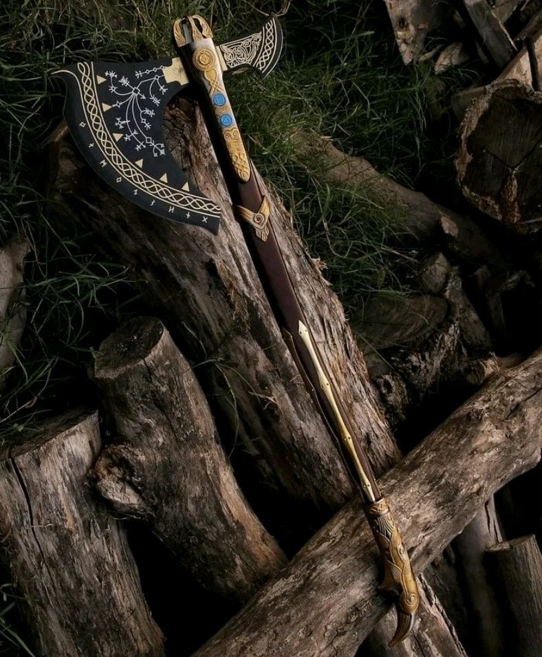 Beautiful custom handmade Viking forged Axe