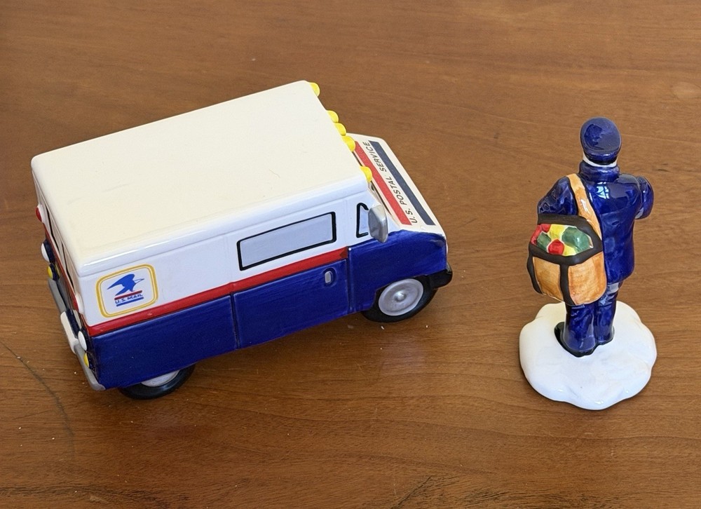 Snow Village Model US Postal Service Special Delivery