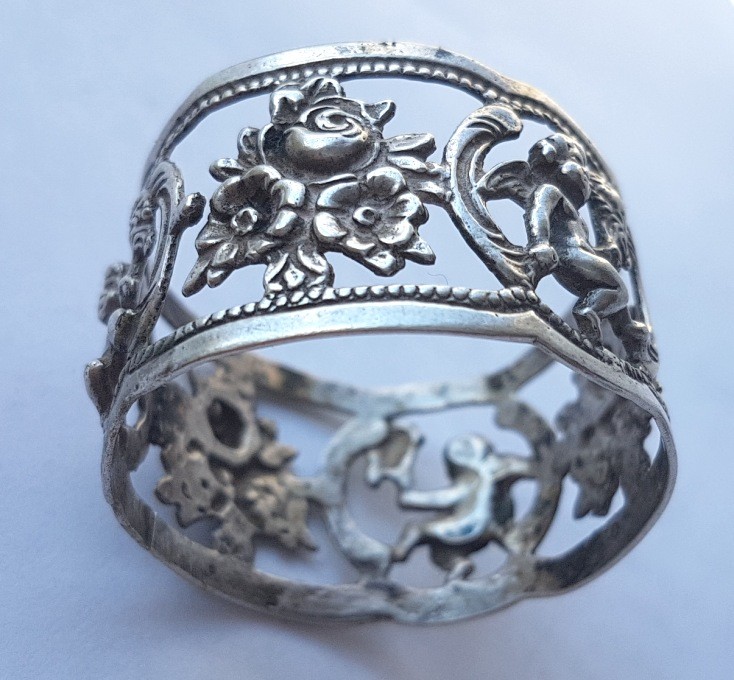 Napkin Ring ALBO Silver about 1950 AL704