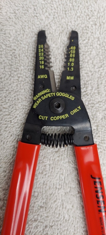 JENSEN Wire Stripper Techni-Tool Razor Knife USA TOOLS