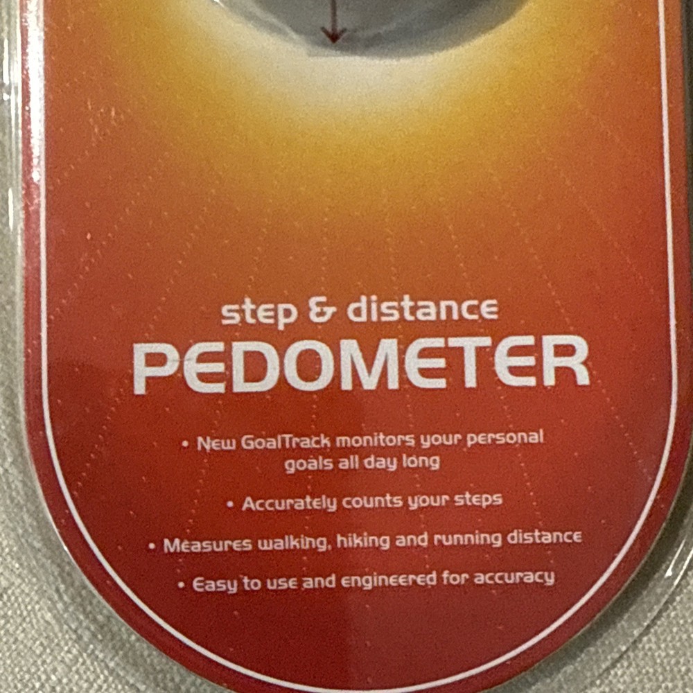Sportline Dual Function, Step And Distance Pedometer New