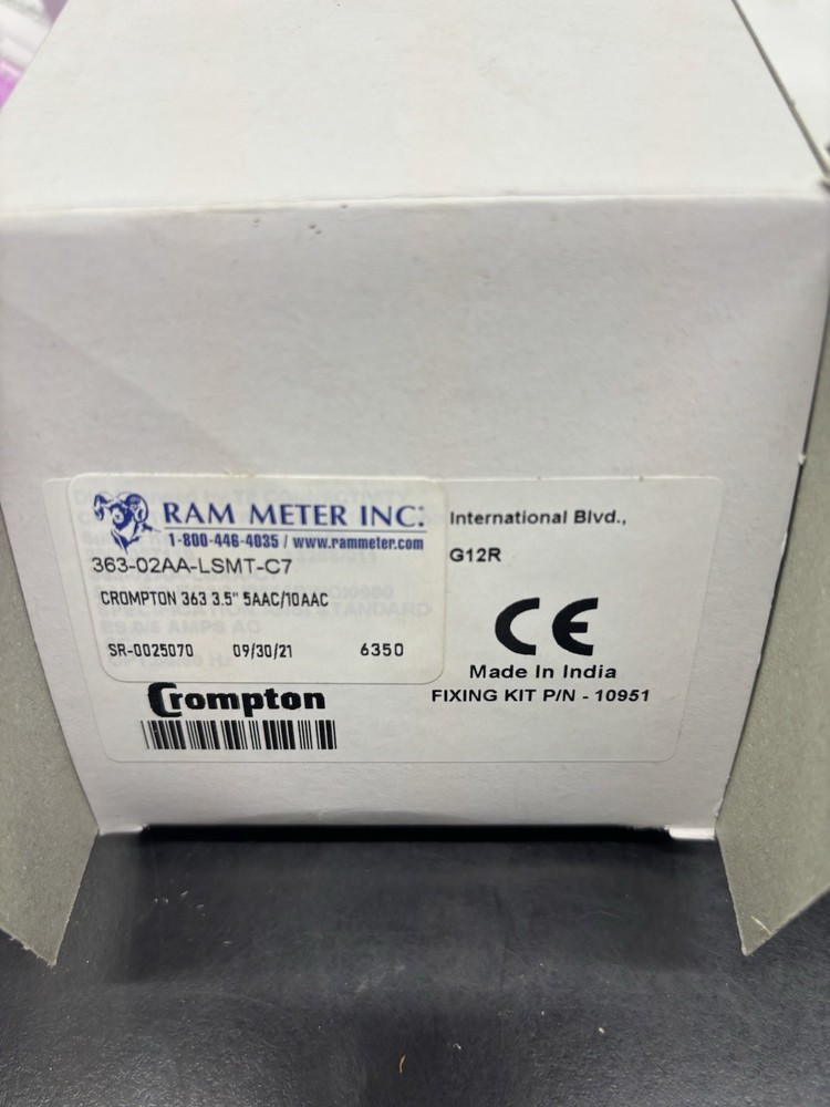363-O2AA-LSMT-C7 0-10 AMP AC PANEL METER