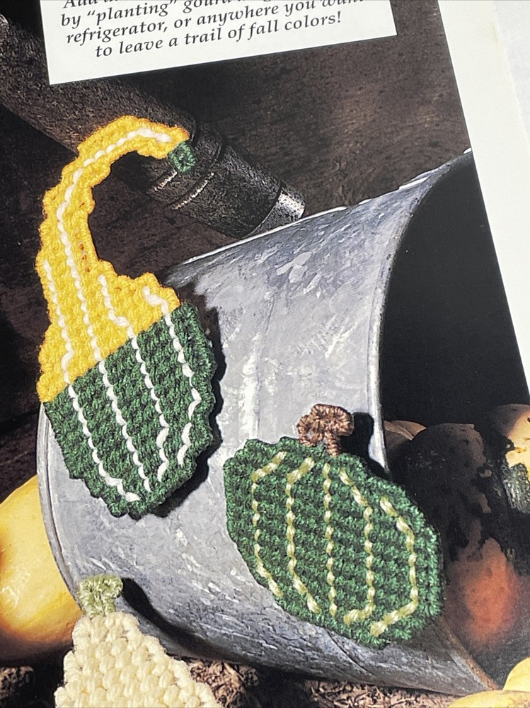 Kitchen Gourds Magnets Leisure Arts Plastic Canvas Pattern