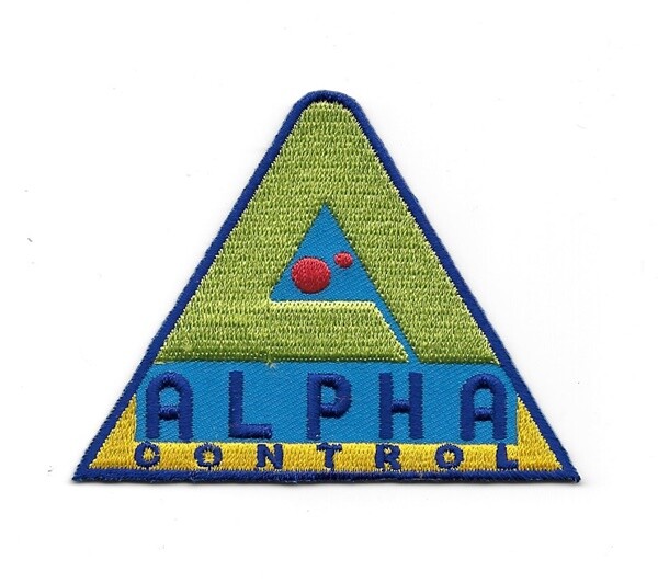 Lost In Space TV Series Alpha Control Logo Embroidered Patch -new
