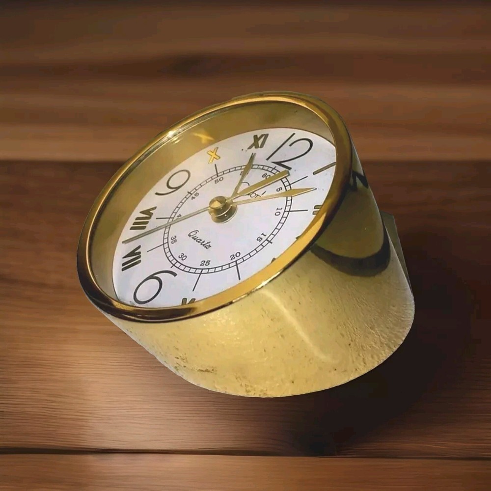 Colibri Brass Desk Clock -   Y
