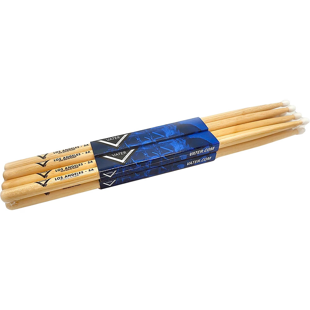 Vater Hickory Drum Stick Pre-pack Nylon 5A