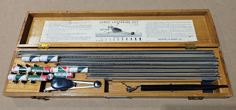 Keuffel & Esser Leroy Lettering Set