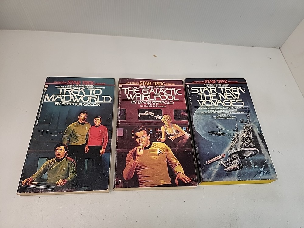 Orginal Star Trek Adventures Book Lot