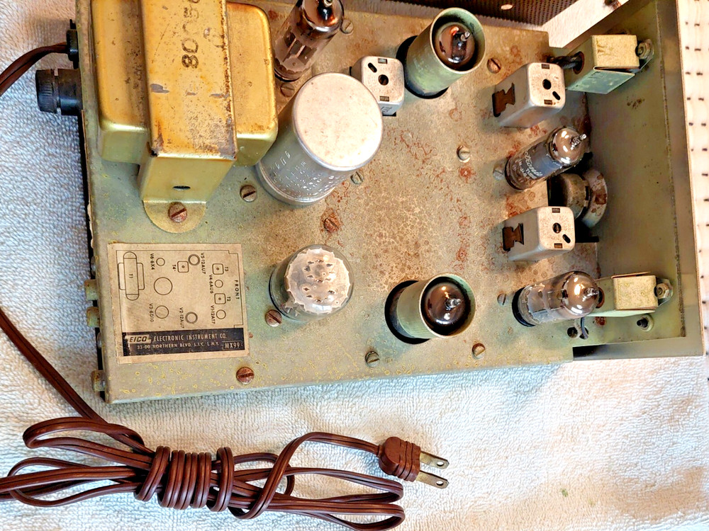 Newly Electronically RESTORED 1962 EICO MX-99 Stereo Tube MPX Multiplex Decoder