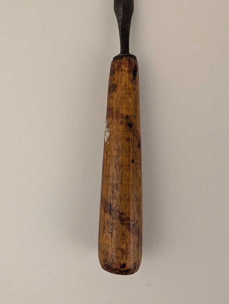 Vintage Wood Working Chisel Wood Handle