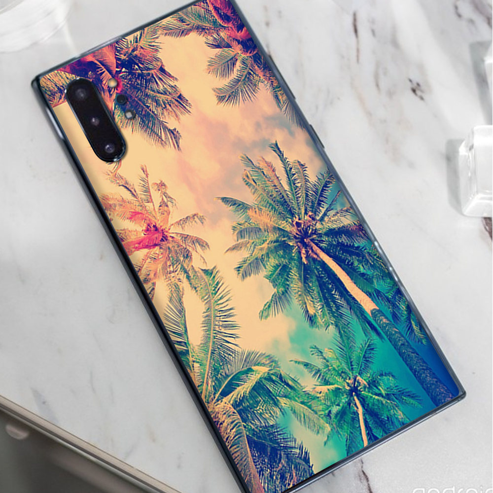 Skins Decal Wrap for Samsung Note 10 Plus Coconut Trees