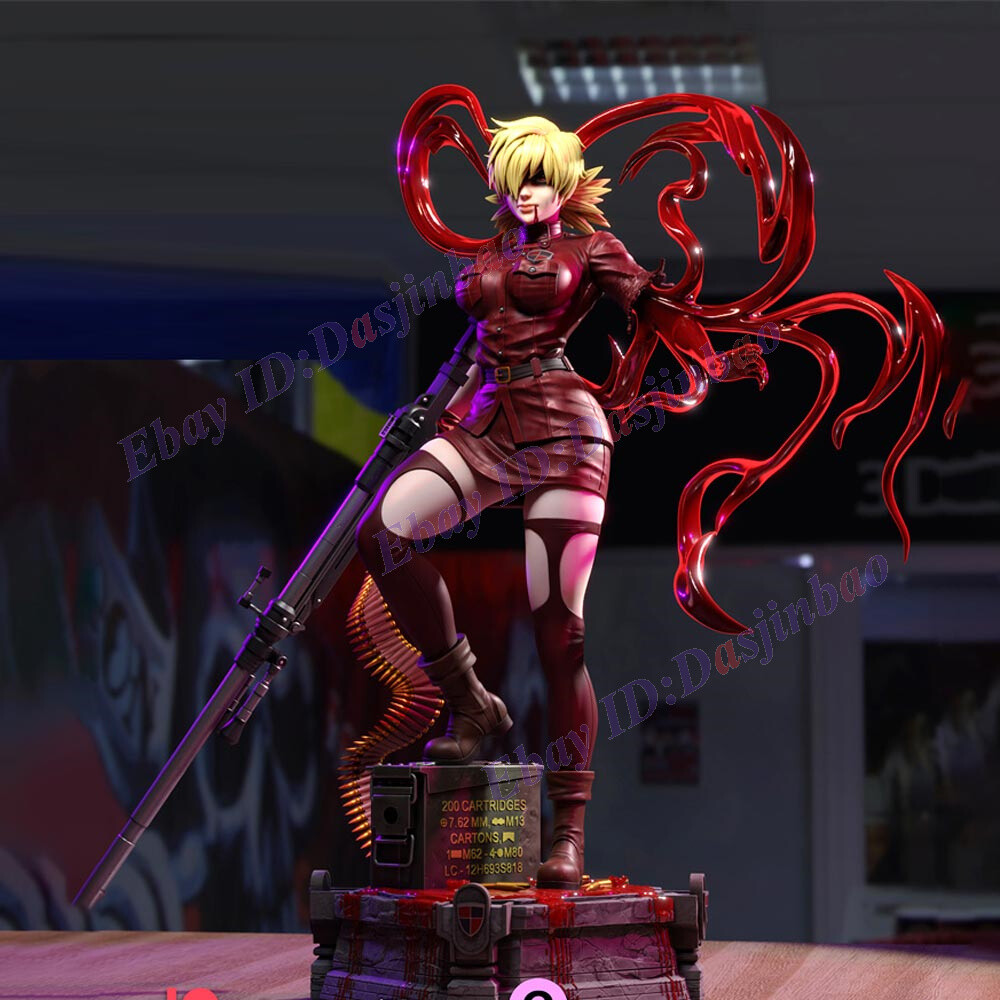 Seras Victoria 3D Print Model Kit Unpainted Unassembled 3 Version NSFW GK