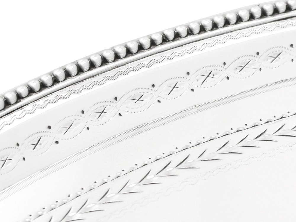 Georgian Sterling Silver Salver 1783