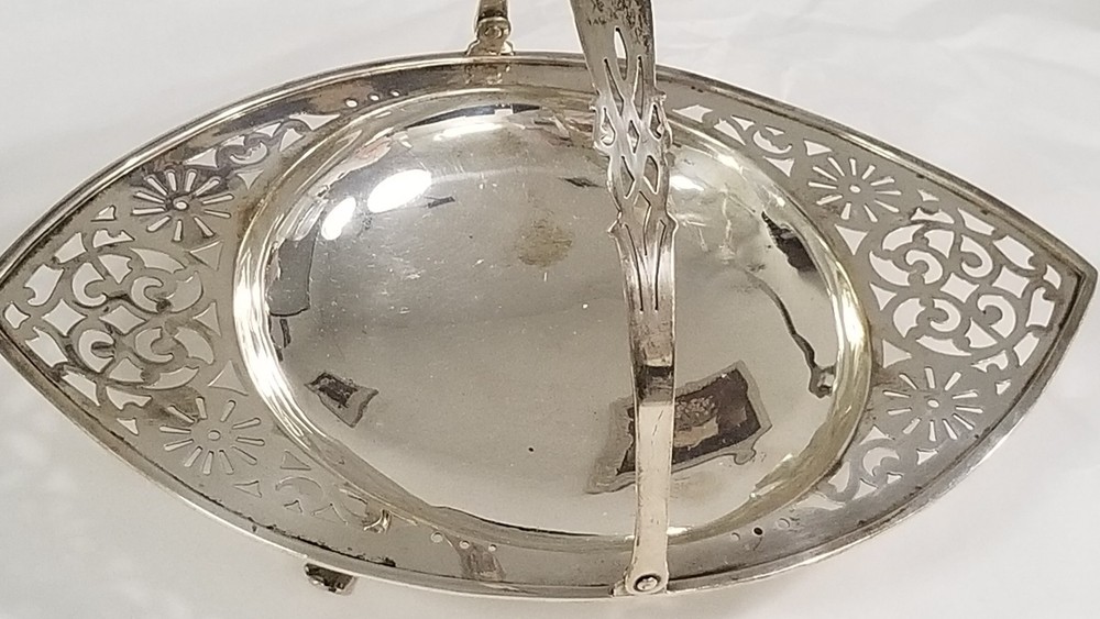 GORHAM STERLING SILVER LACY BASKET 1911