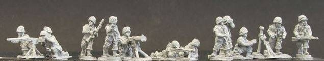 (WM) Old Glory Command Decision 15mm WW2 Paratroopers Support Wpns & CMD CDAI-11