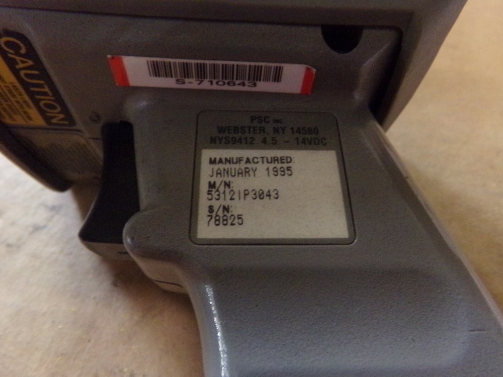 PSC Handheld Laser Bar Code Scanner 5312IP3043