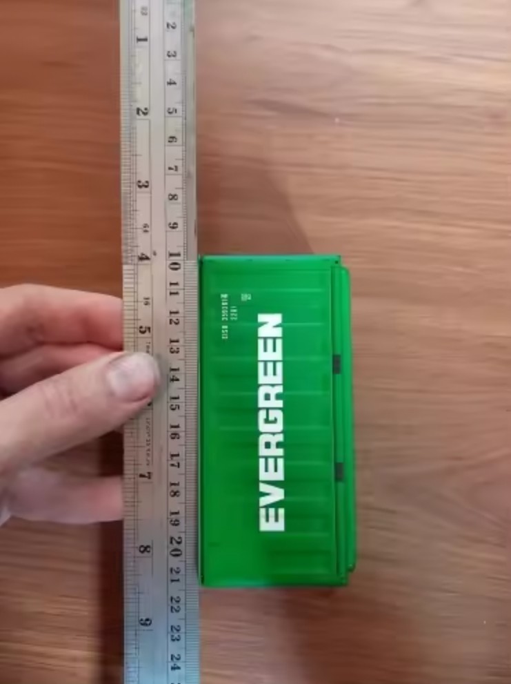 Evergreen Mini Iron Storage Box - Miniature Shipping Container