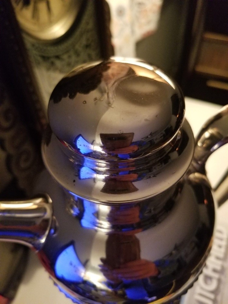  Silver Plated Cocktail Shaker Crescent Silverware MFG Co 1930s
