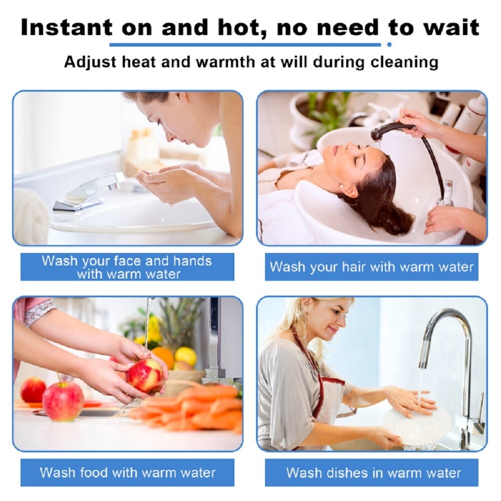 10L Electric Tank Water Heater Digital Display Kitchen Bathroom Home 95°F-167°F