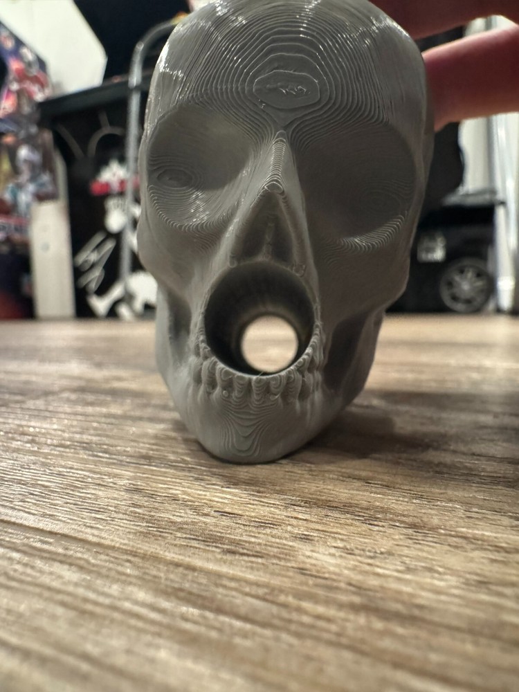Custom Airsoft Skull Amplifier 14mm ccw