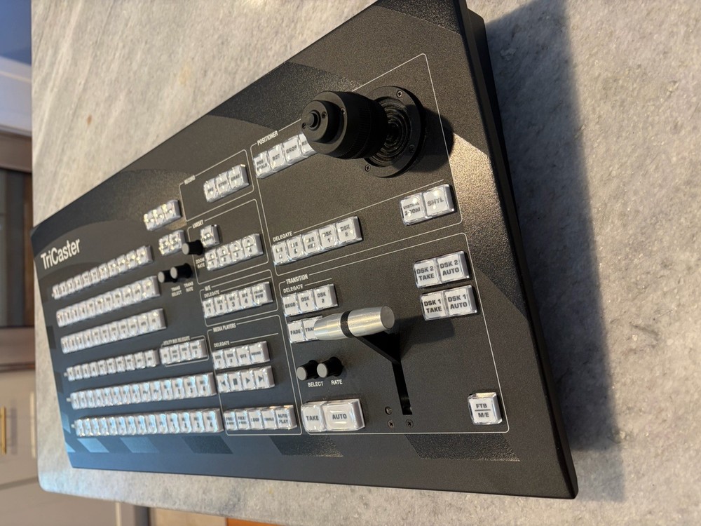 NewTek TriCaster Control Surface Console Control Panel Video Production