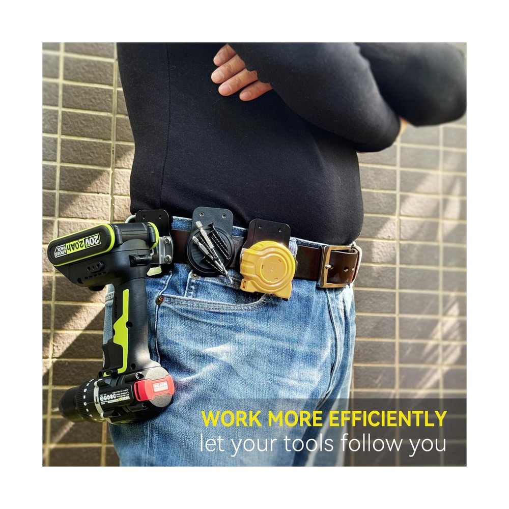 Drill Holder | Clip-On Tool Belt Drill Holder -Simple Portable Hook Suits Cor...