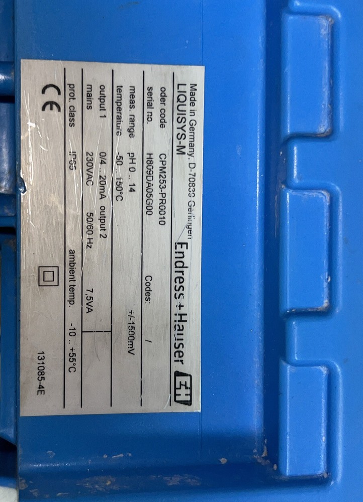 Endress + Hauser Liquisys M CPM253-PR0010