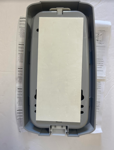 Unisource Dispenser, Push-Style, Gray