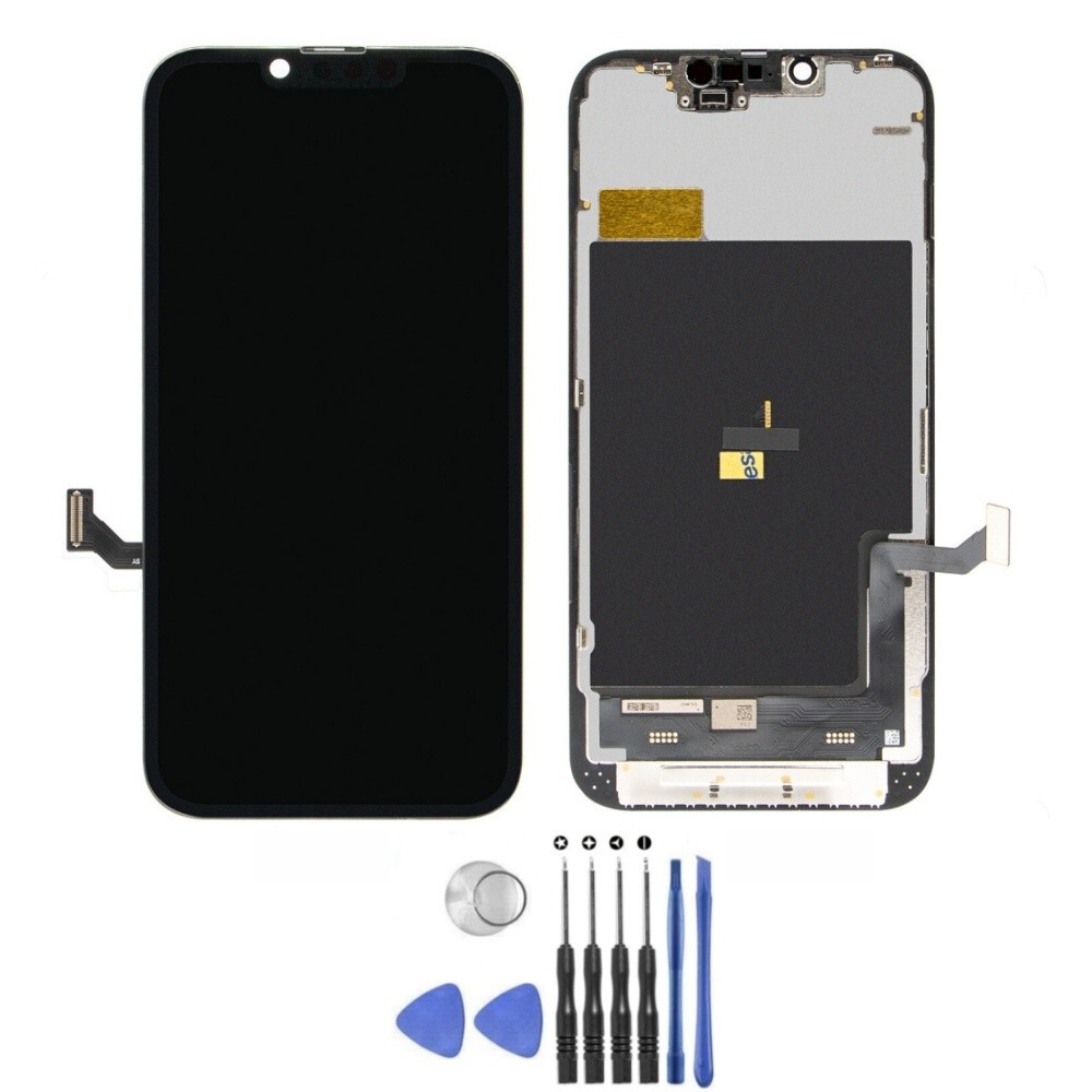 For iPhone 16e A3212 Incell LCD Touch Screen Digitizer Display Replacement Frame