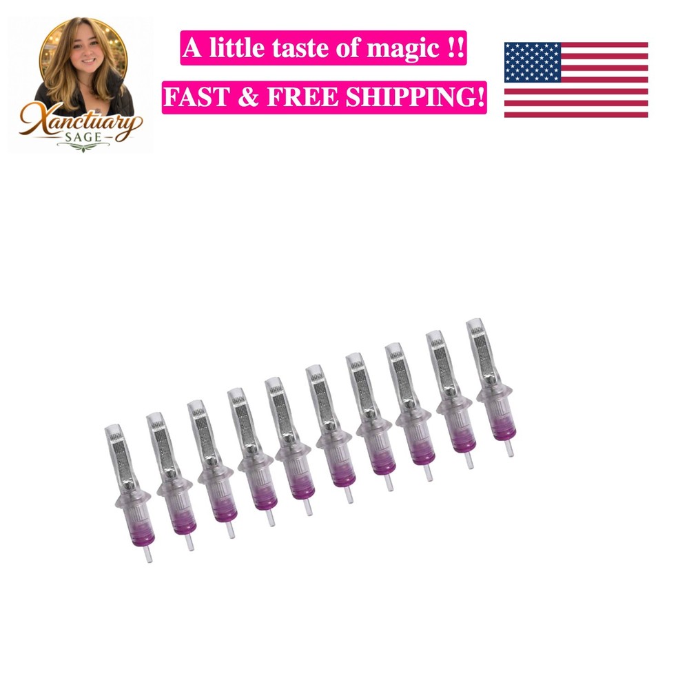 Assorted Disposable Tattoo Needle Cartridges - 50pcs for Quality Work