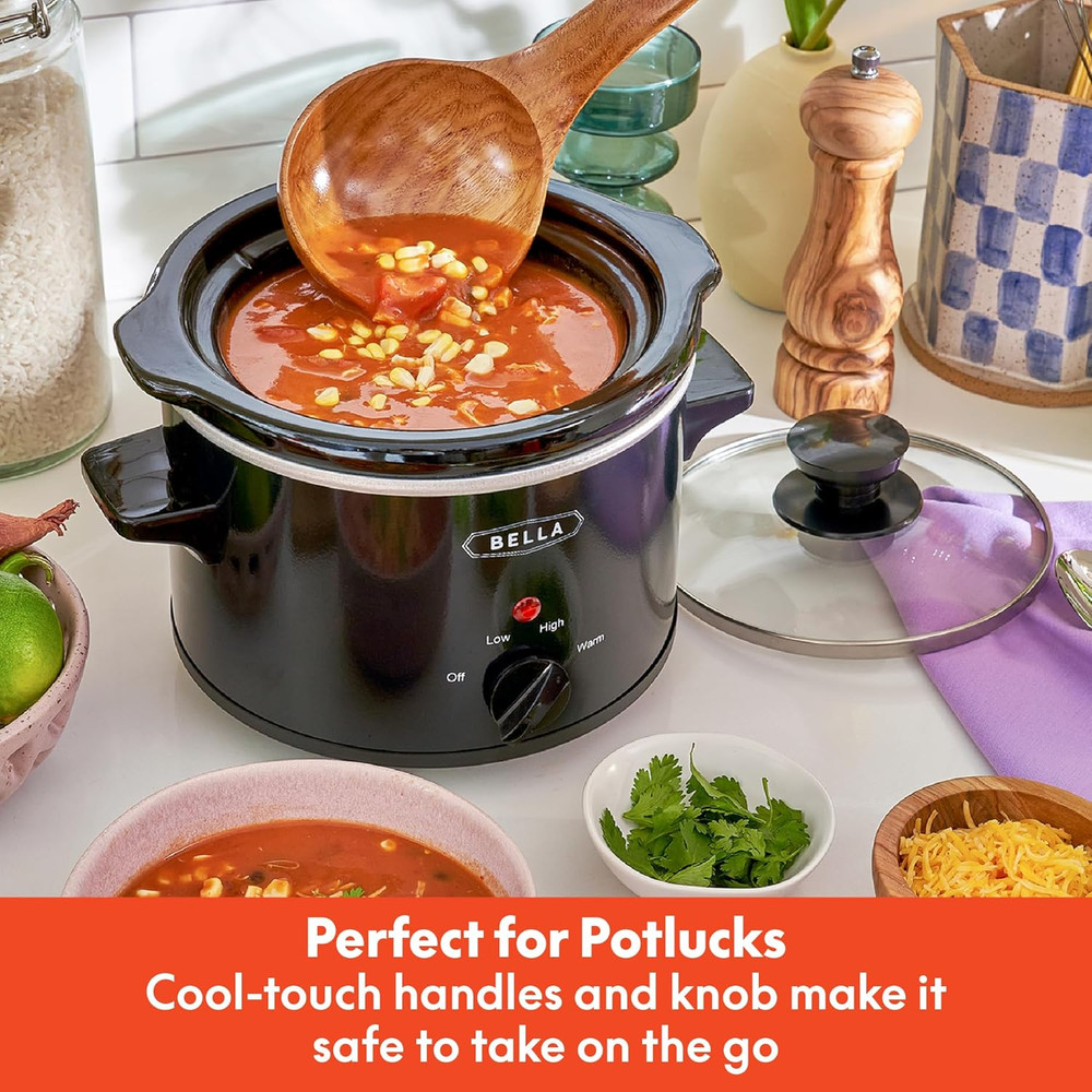 1.5 QT Slow Cooker, Black