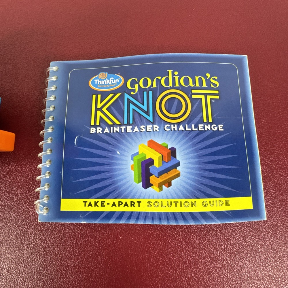 Gordian's Knot, Thinkfun Games - Mind Challenge Puzzle, 2005 w Solution Guide