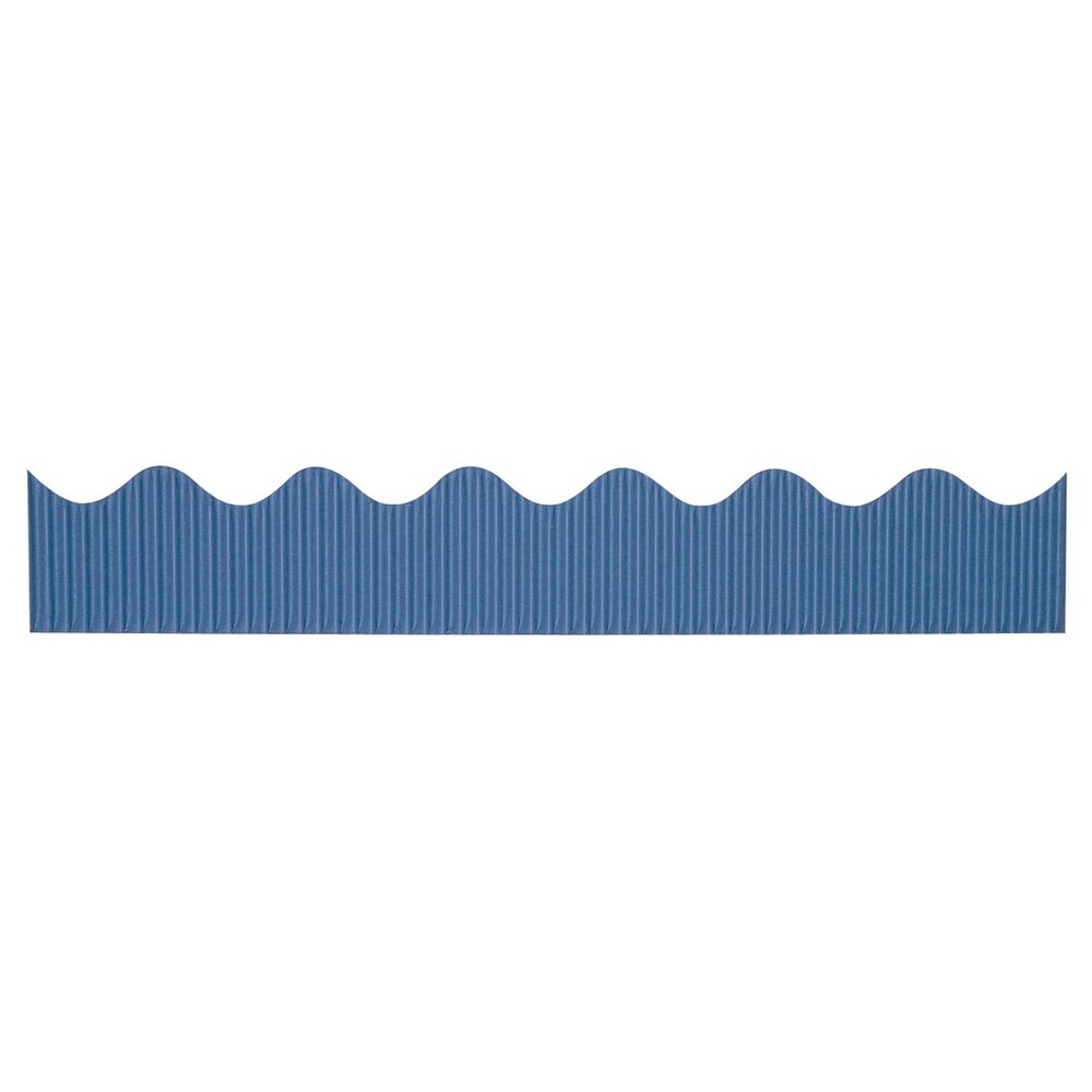 Solid Color Bordette Decorative Borders Rich Blue