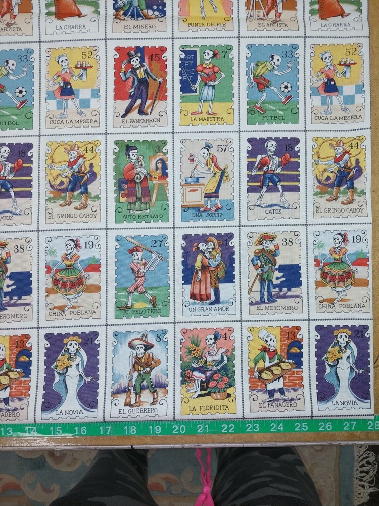 23.5" Panel alexander henry "cartas marcadas" #7666 ar fabric