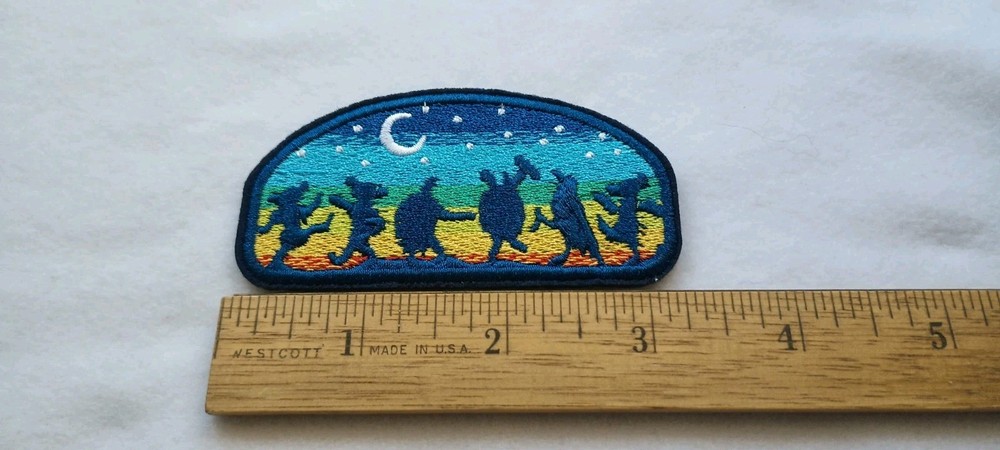 Grateful Dead Moondance 3 Inch Iron On MINI Patch