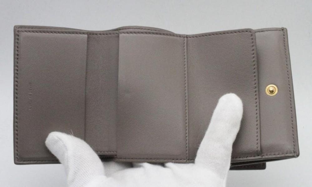 CELINE Folded Compact Wallet Excellent Condition From Japan