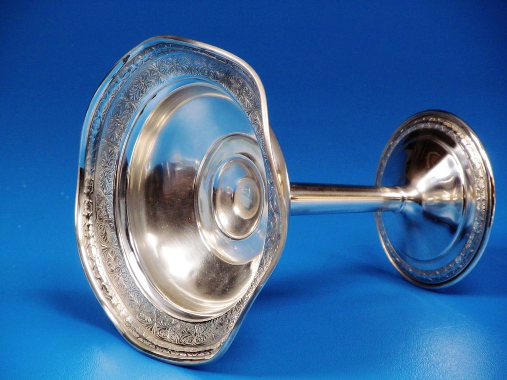 Sterling Silver Weighted Comport Pedestal Candy Dish