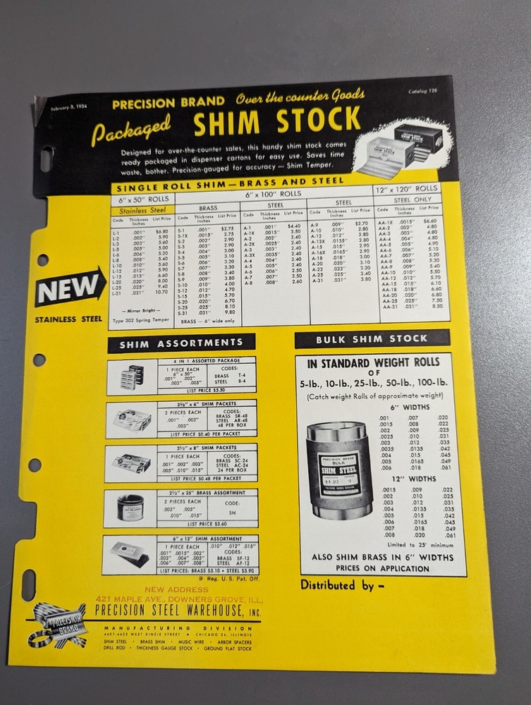 Hilman Equipment Company Express Rollers Brochure Bulletin