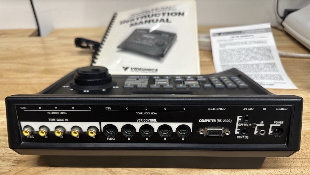 Videonics Edit Suite A/B Roll Edit Controller Model AB-1 NTSC