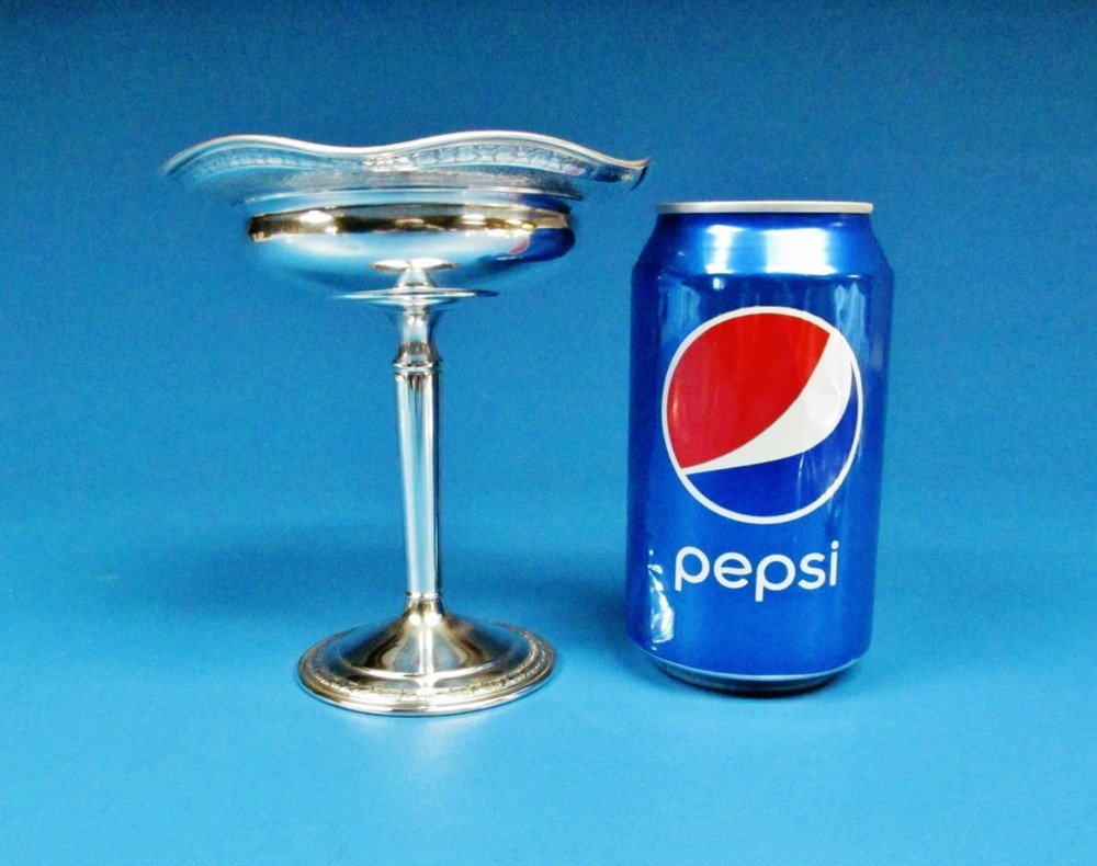 Sterling Silver Weighted Comport Pedestal Candy Dish