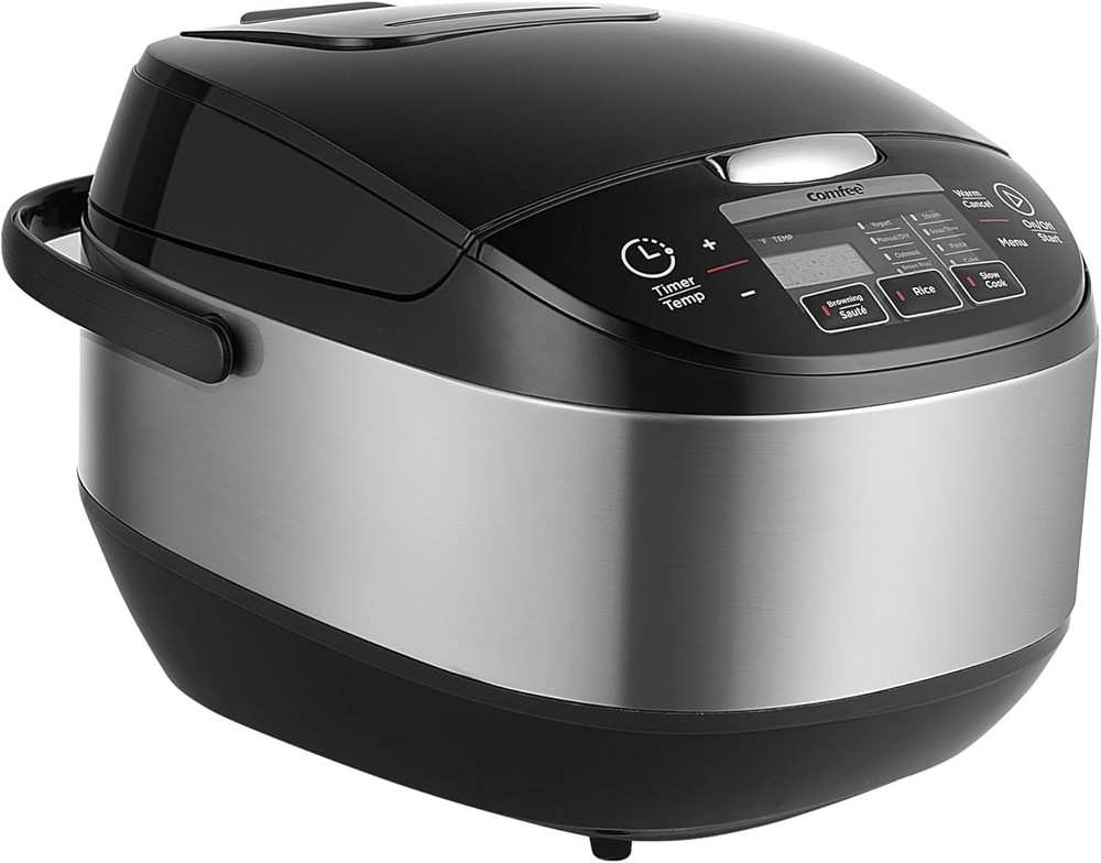 Large Rice Cooker COMFEE Japanese Fuzzy Logic 20 Cup Cooked 24 Hour Delay Timer